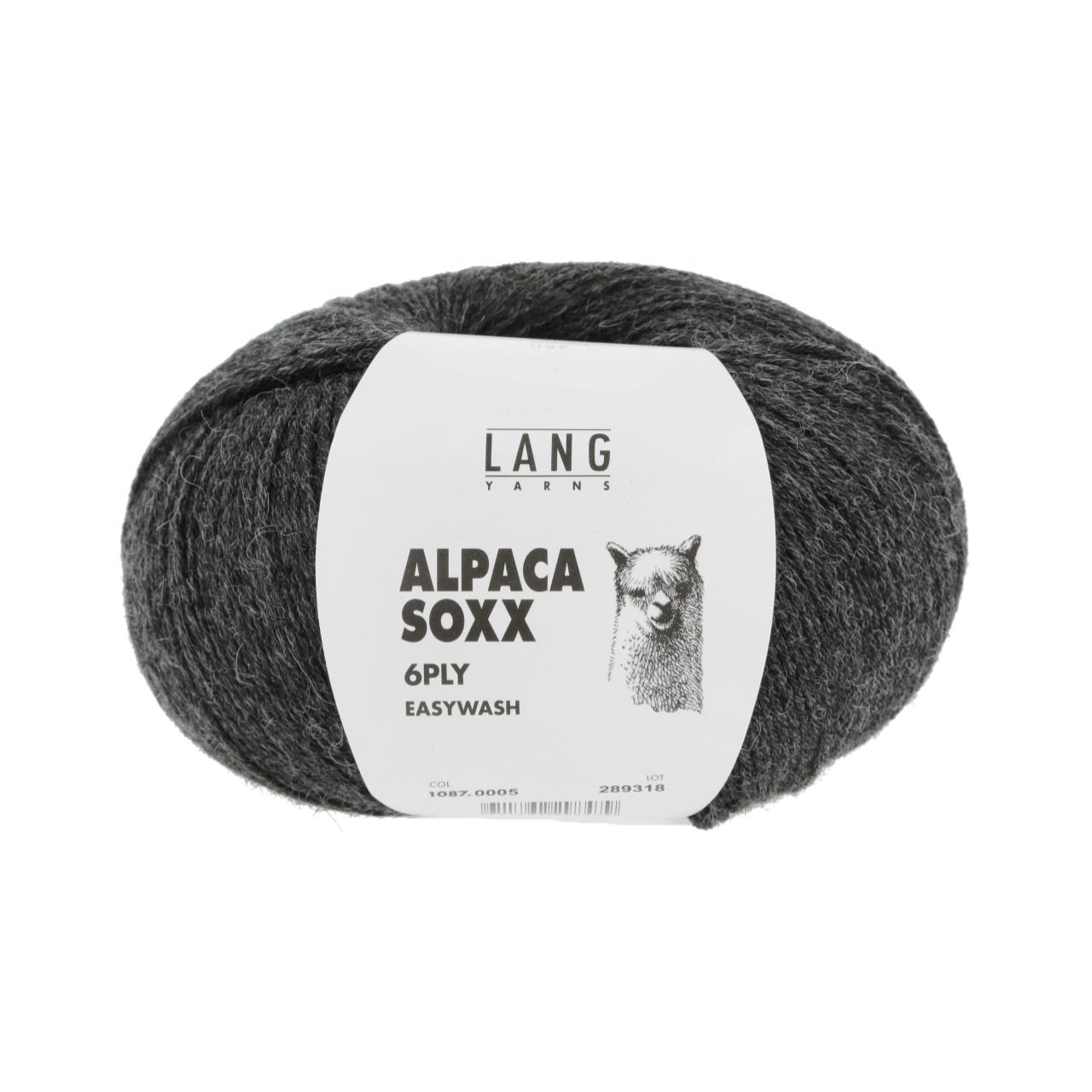 Alpaca Soxx 6-Fach 5 Grau Mélange