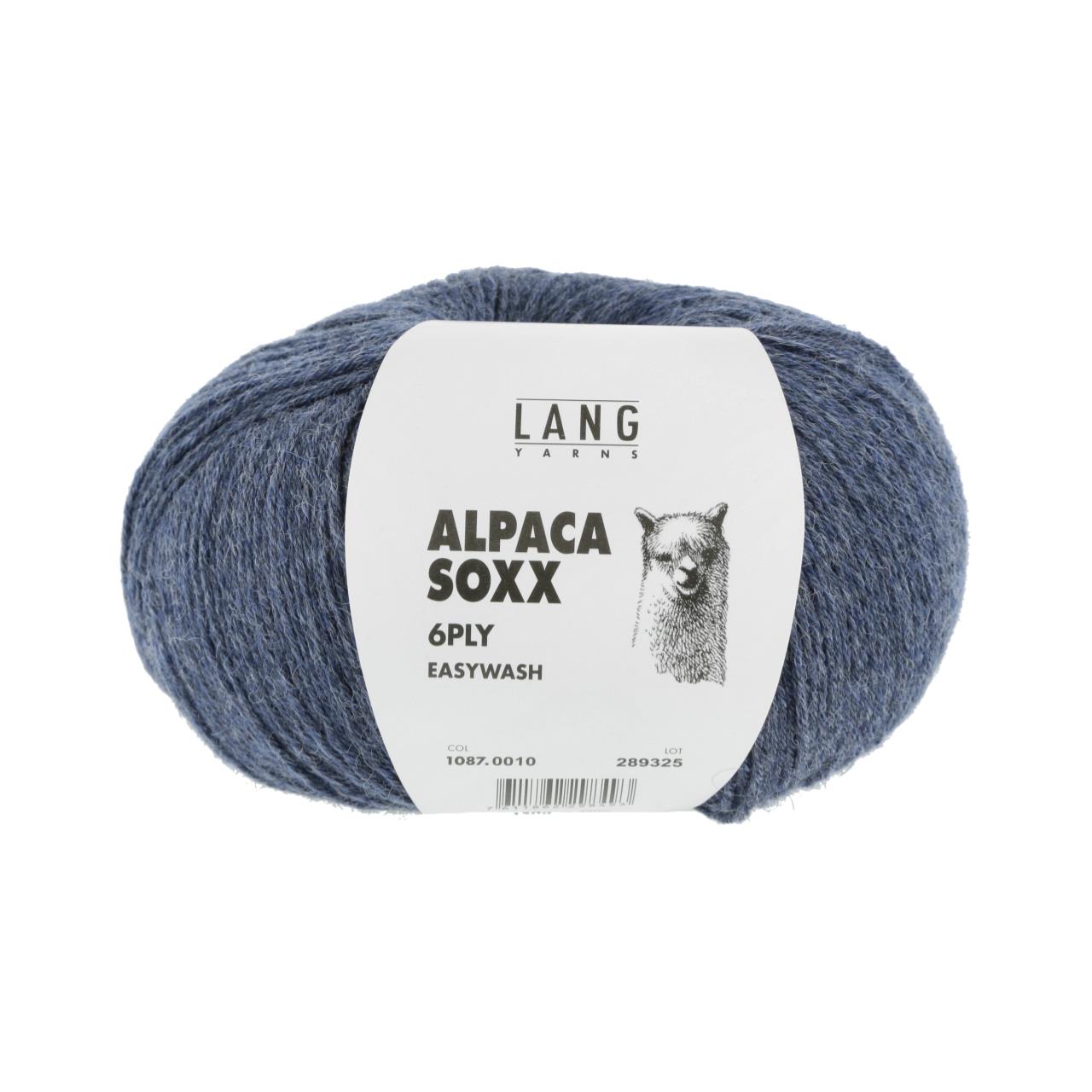 Alpaca Soxx 6-Fach 10 Blau Mélange