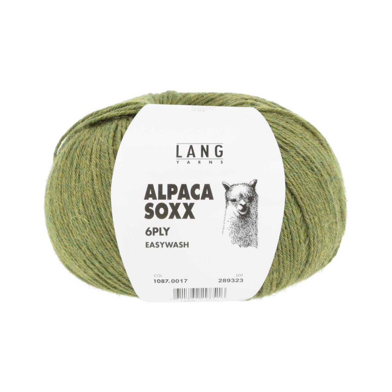 Alpaca Soxx 6-Fach 17 Grün Mélange