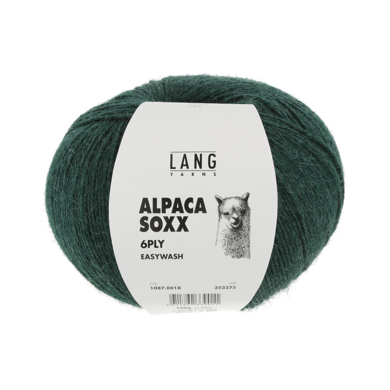 Alpaca Soxx 6-Fach 18 Flaschengrün Mélange