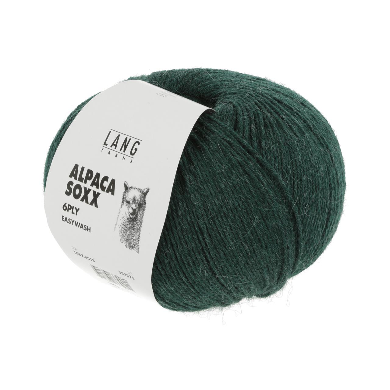 Alpaca Soxx 6-Fach 18 Flaschengrün Mélange