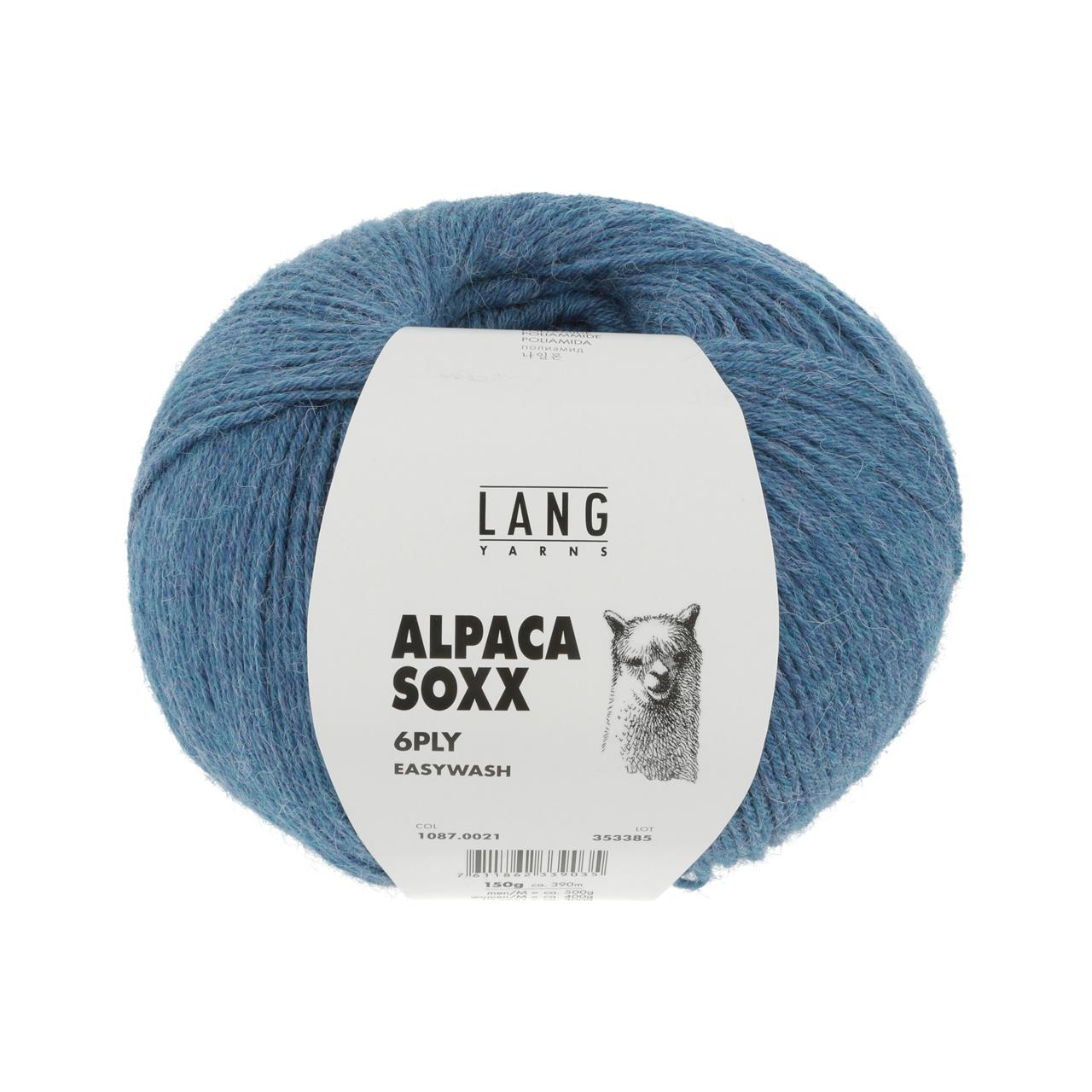 Alpaca Soxx 6-Fach 21 Azur Mélange
