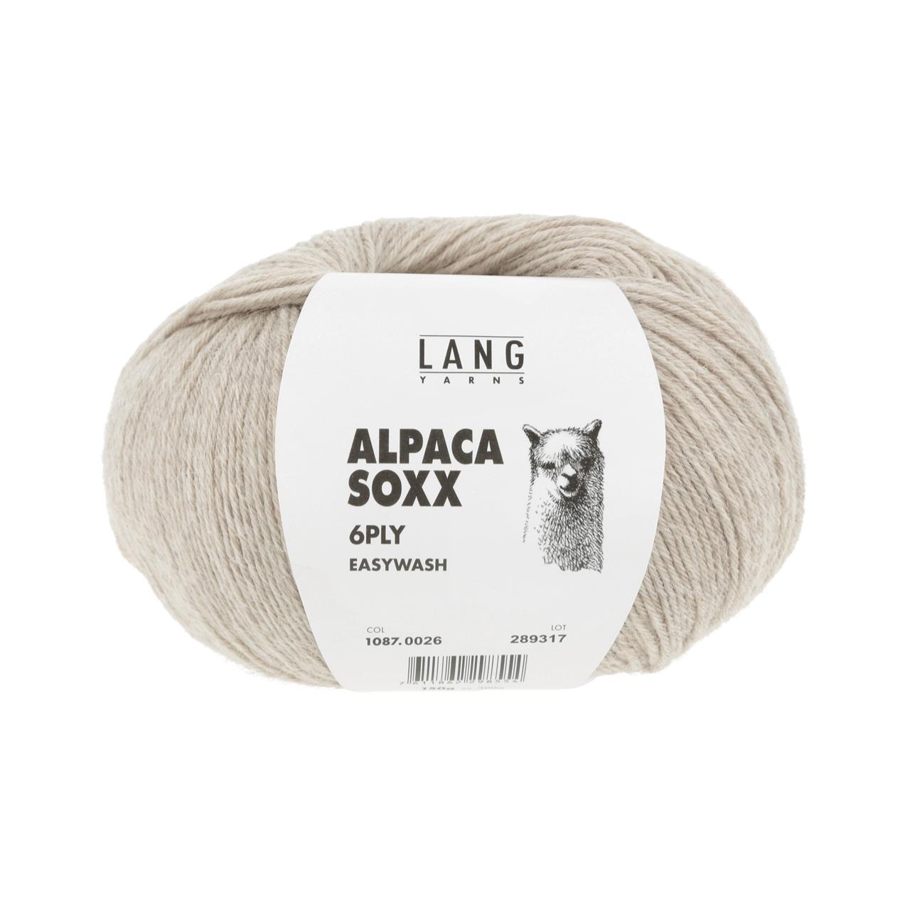 Alpaca Soxx 6-Fach 26 Sand Mélange