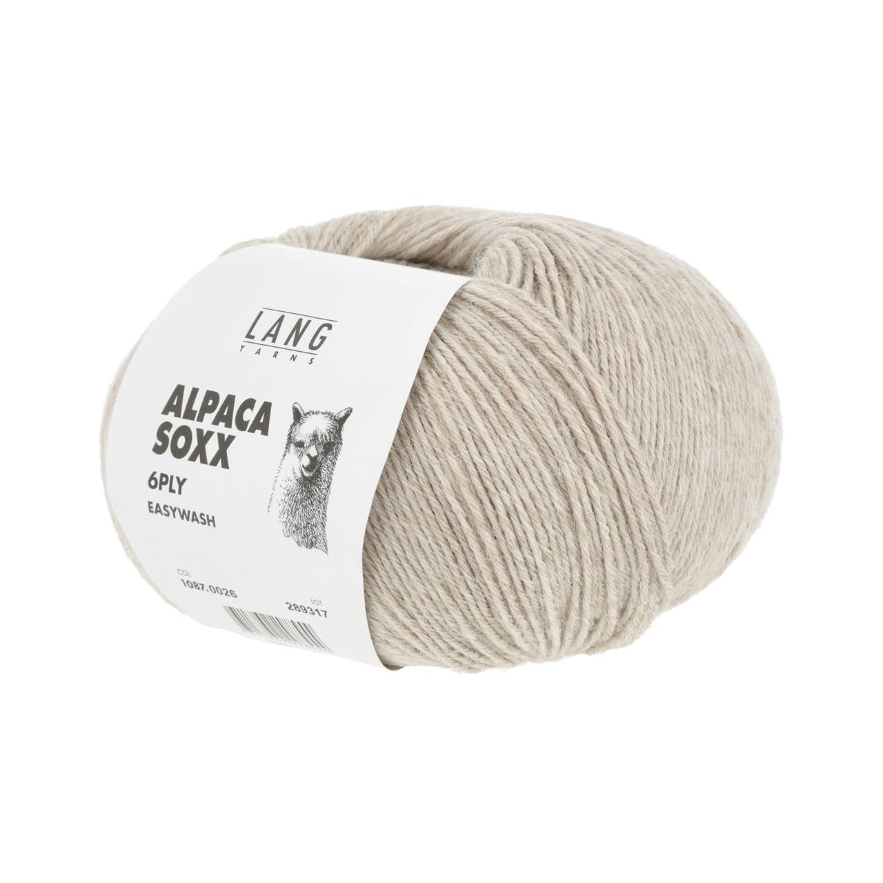 Alpaca Soxx 6-Fach 26 Sand Mélange