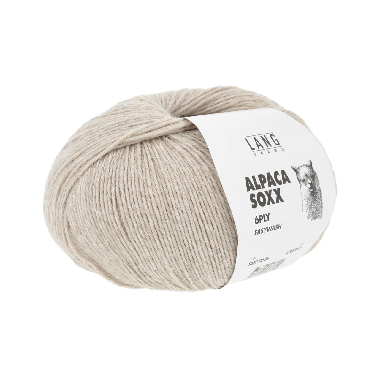 Alpaca Soxx 6-Fach 26 Sand Mélange