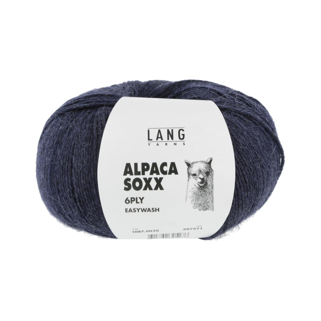 Alpaca Soxx 6-Fach 35 Marine Mélange
