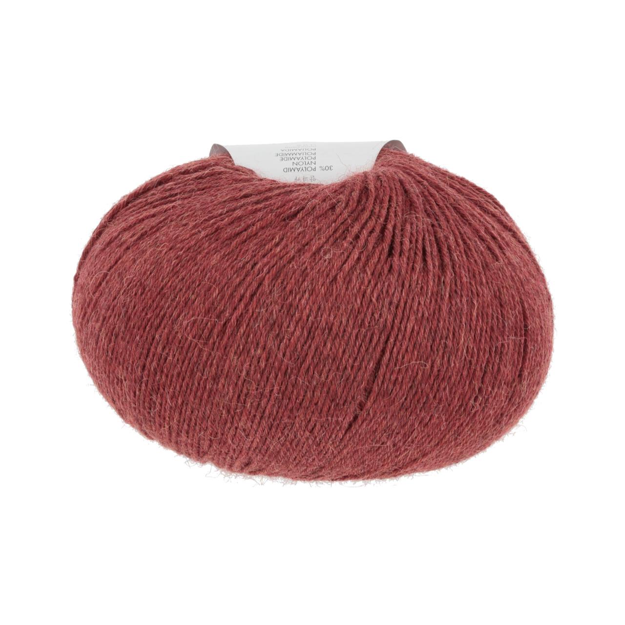 Alpaca Soxx 6-Fach 61 Rot Mélange