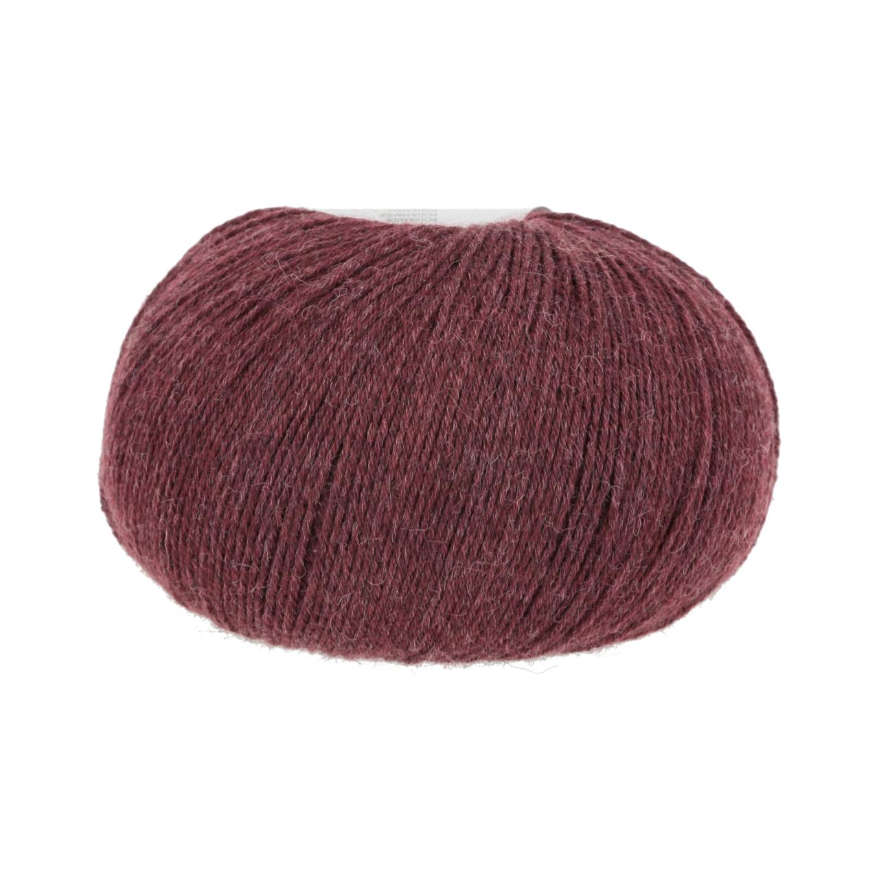 Alpaca Soxx 6-Fach 62 Weinrot Mélange