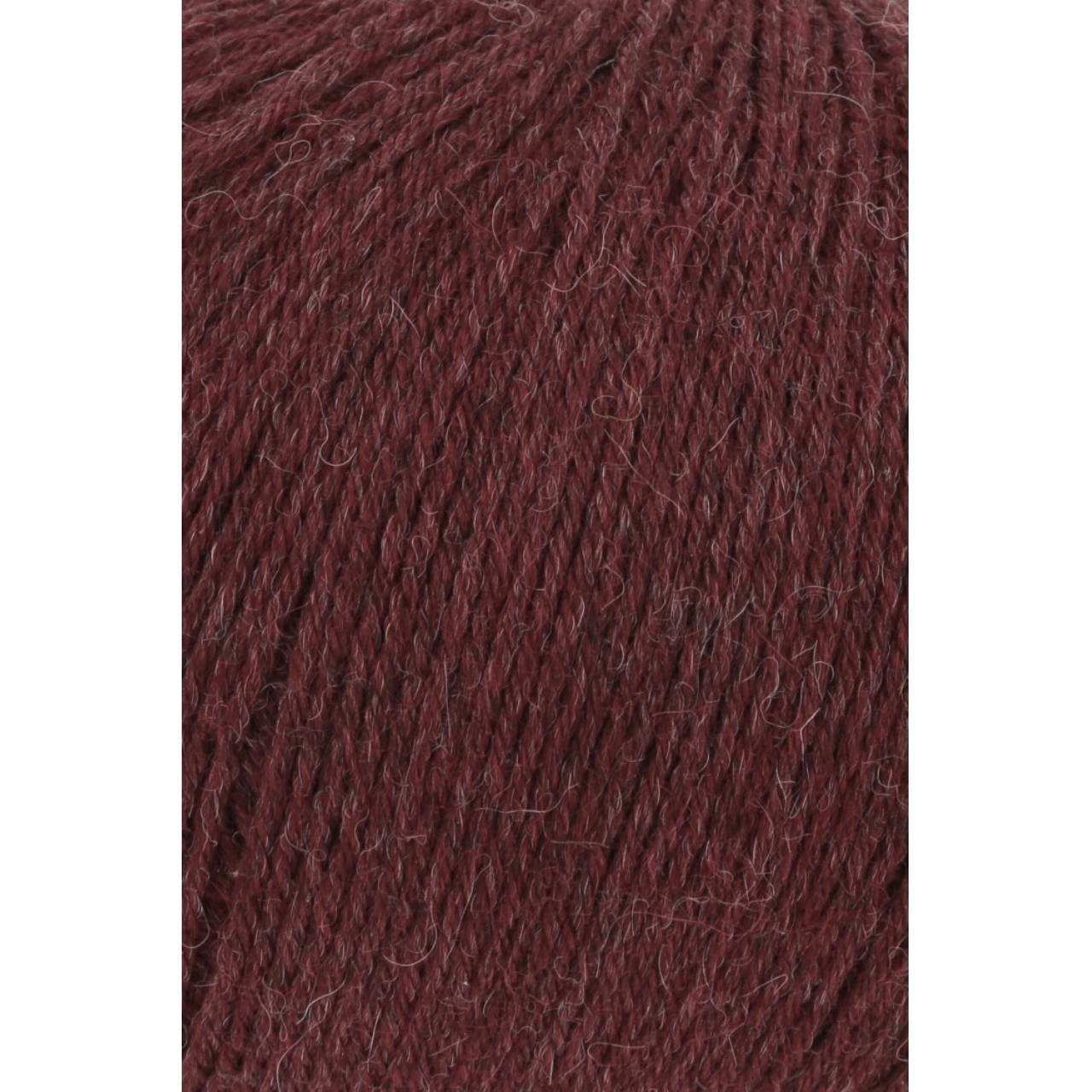 Alpaca Soxx 6-Fach 62 Weinrot Mélange