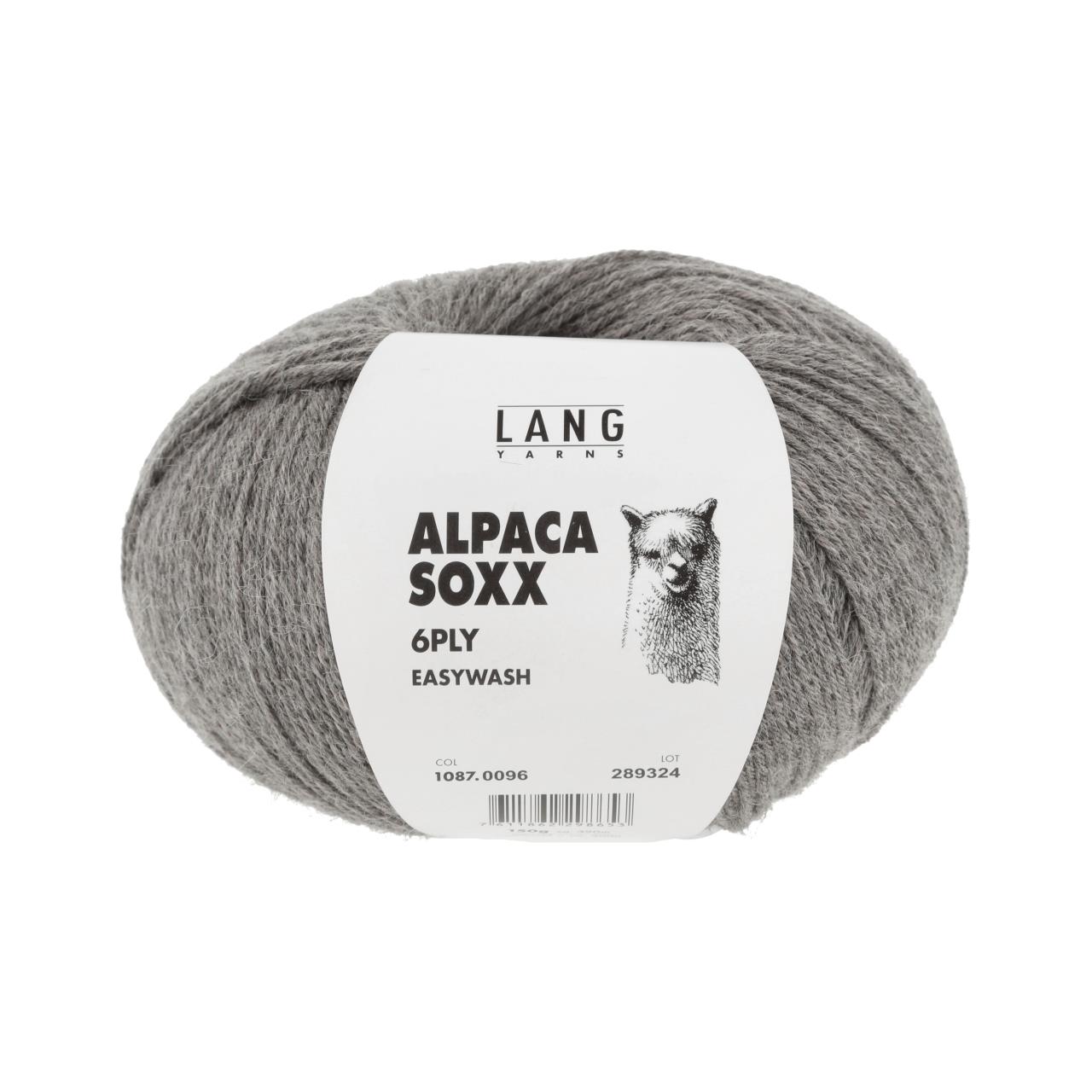 Alpaca Soxx 6-Fach 96 Hellbraun Mélange