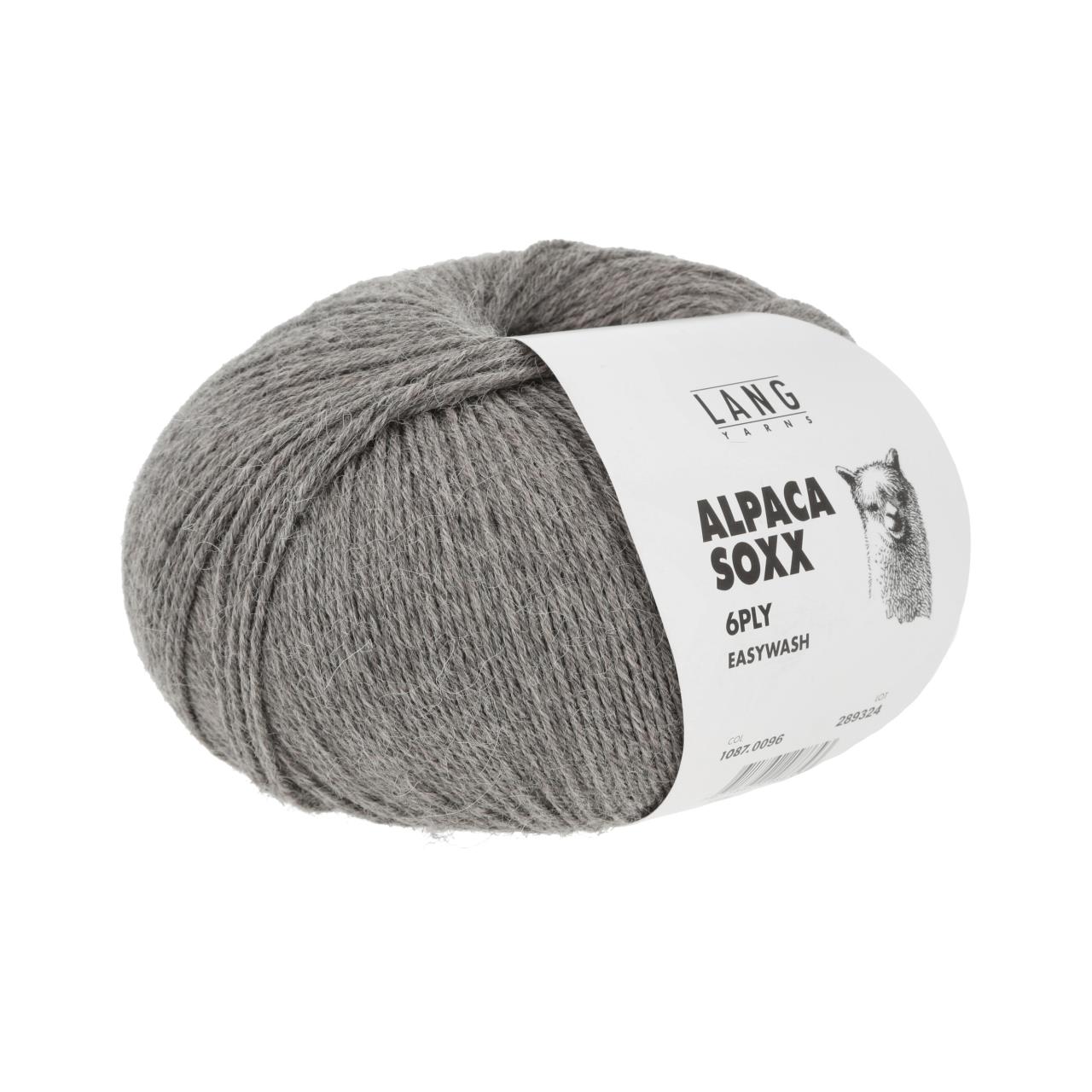 Alpaca Soxx 6-Fach 96 Hellbraun Mélange