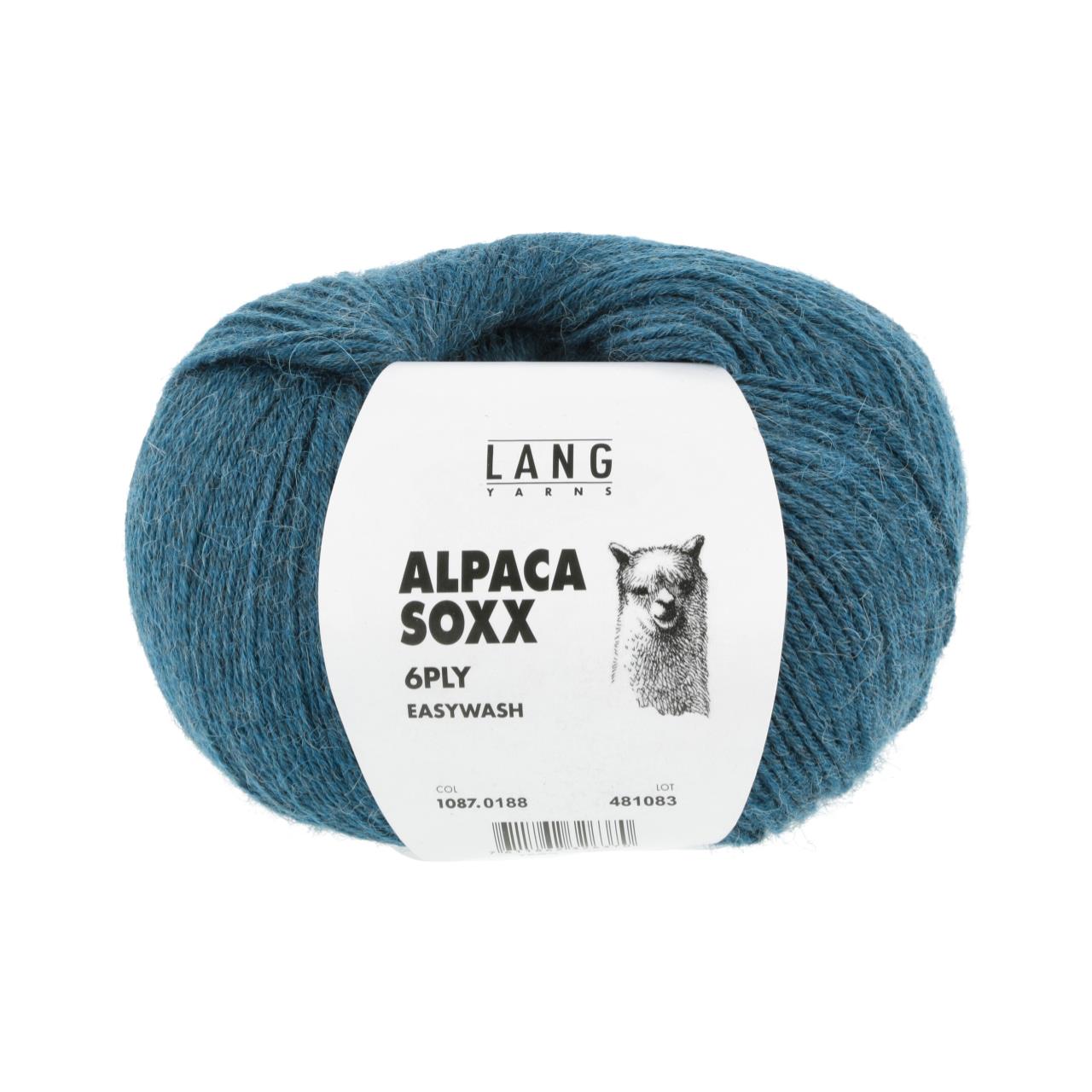 Alpaca Soxx 6-Fach 188 Petrol Hell Mélange
