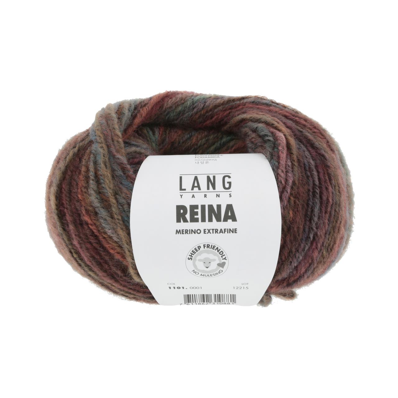 Reina 1 Rot/Braun/Grün