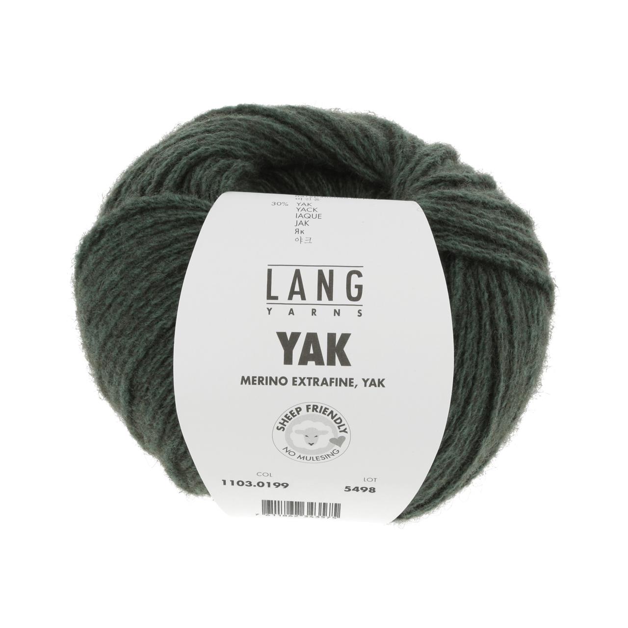 Yak 199 Armeegrün Mélange