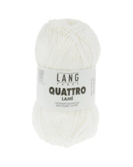 <span class="yarn-title">Quattro Lamé</span> <span class="yarn-color">1 Weiss</span>