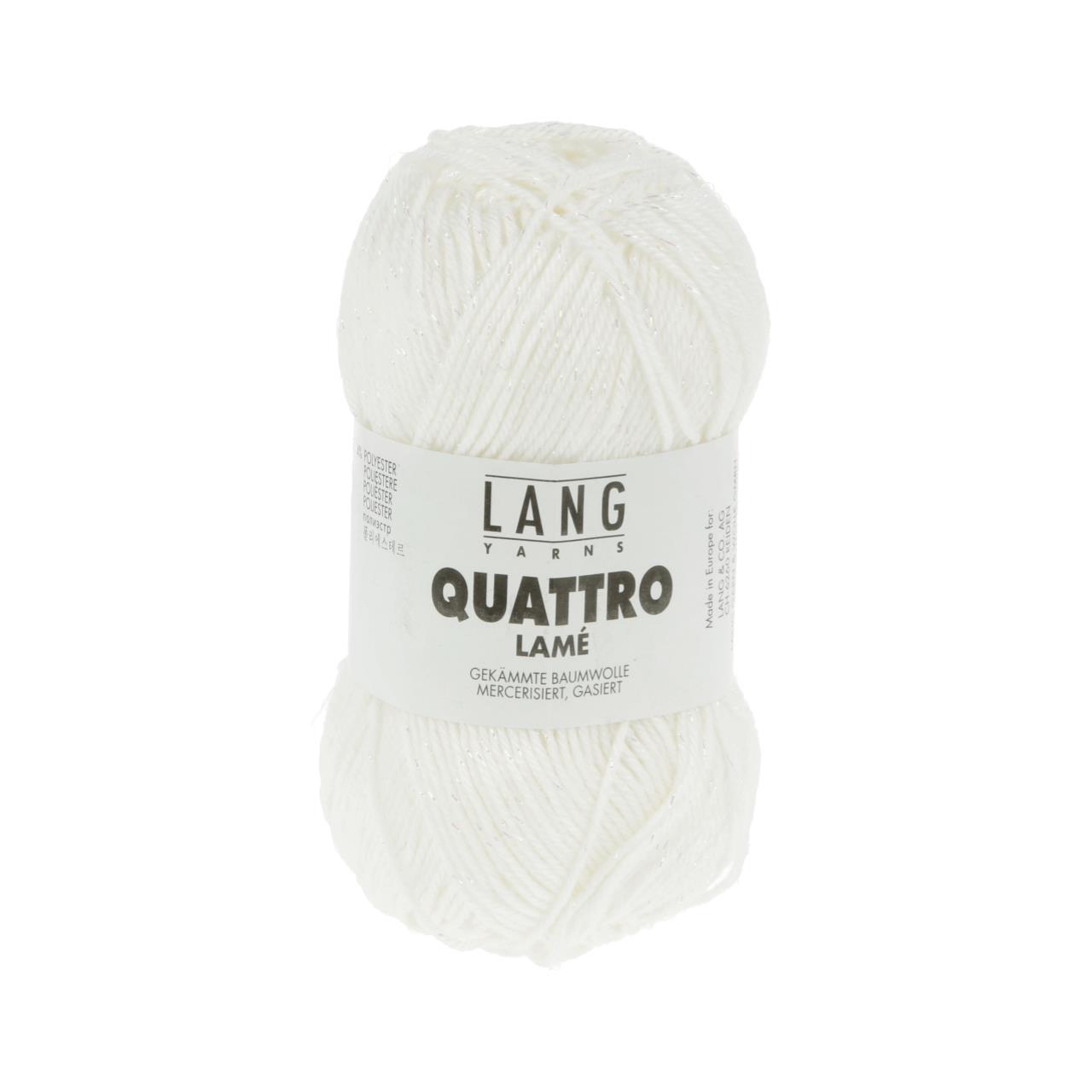 Quattro Lamé 1 Weiss