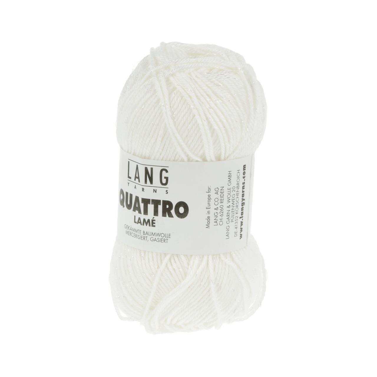 Quattro Lamé 1 Weiss