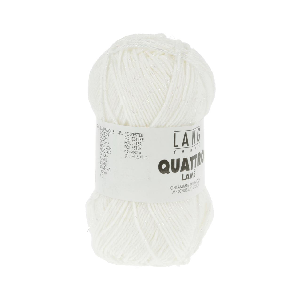 Quattro Lamé 1 Weiss