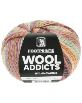<span class="yarn-title">Footprints</span> <span class="yarn-color">15 Orange/<wbr>Lilac/<wbr>Green</span>