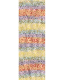 <span class="yarn-title">Footprints</span> <span class="yarn-color">16 Yellow/<wbr>Fire/<wbr>Lilac</span>