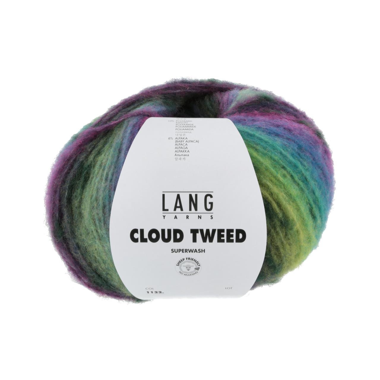 Cloud Tweed 6 Violett/Grün