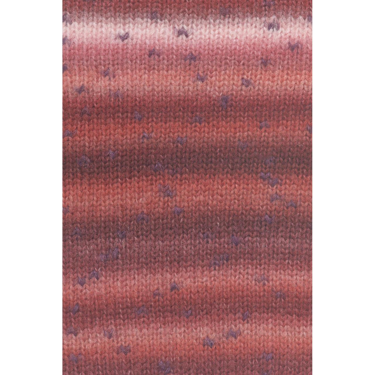 Cloud Tweed 9 Rosa/Rot/Dunkelrot