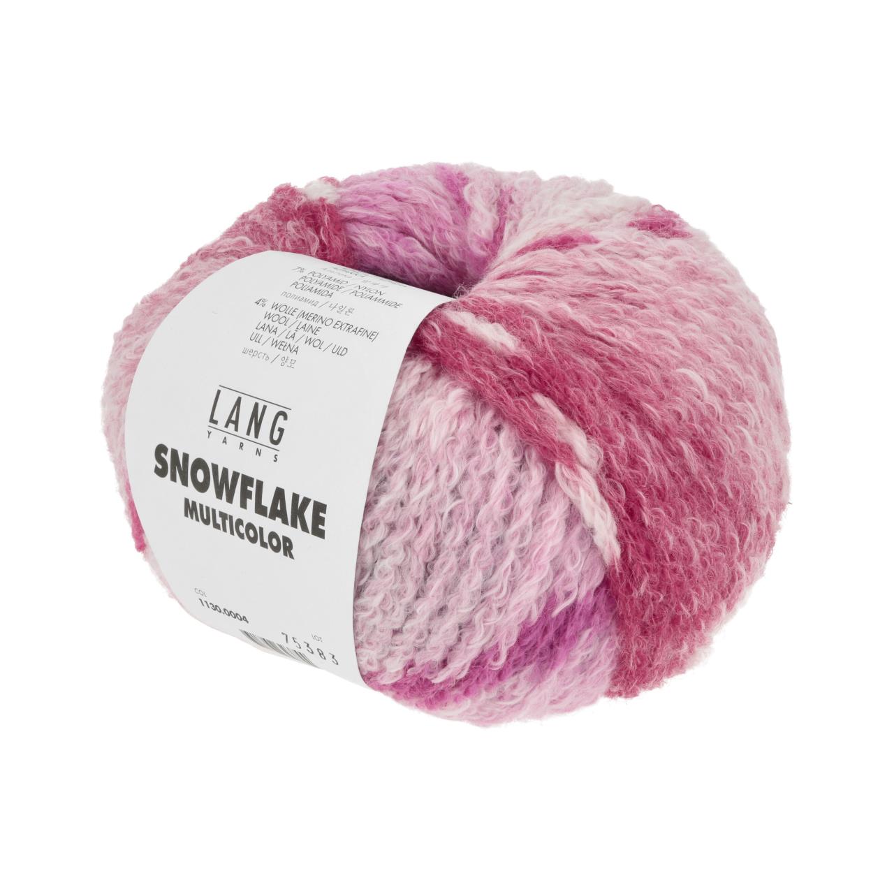 Snowflake Multicolor 4 Violett/Pink/Rot