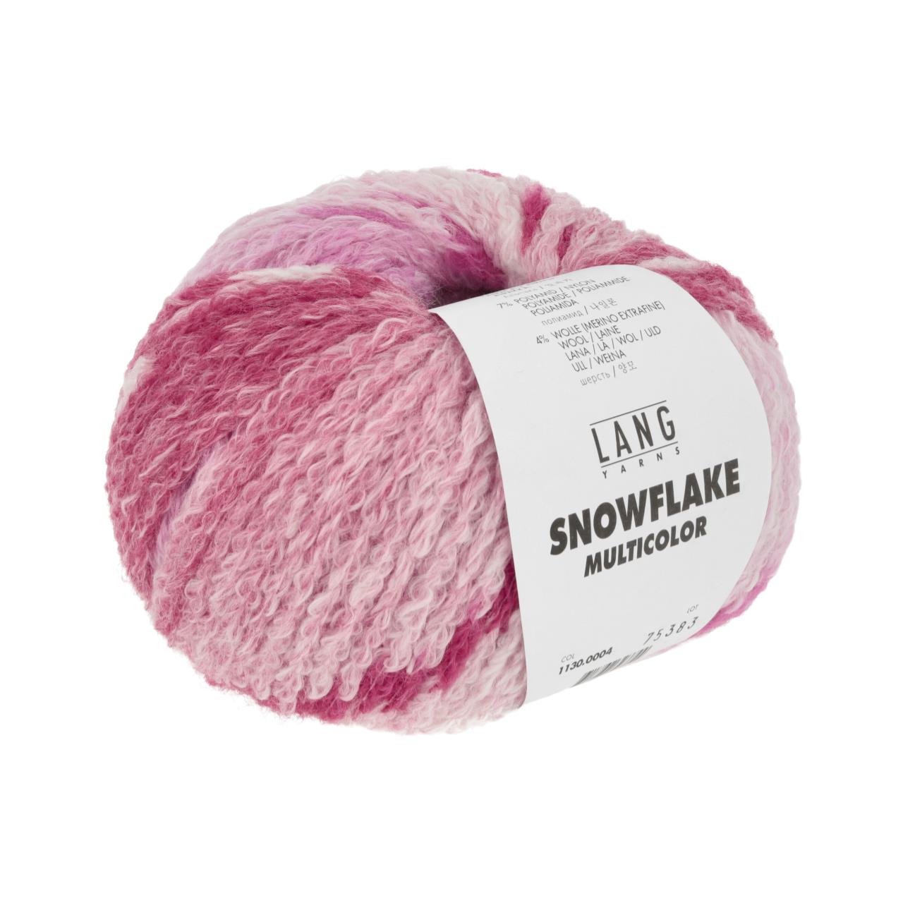 Snowflake Multicolor 4 Violett/Pink/Rot