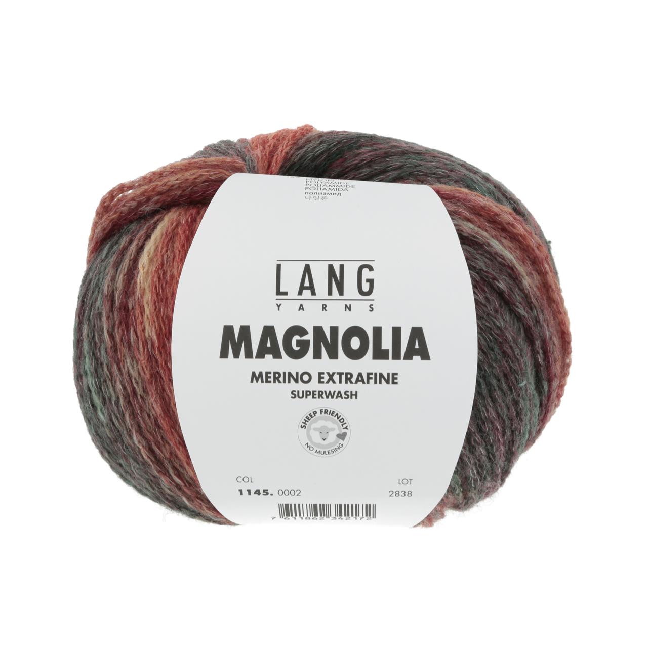 Magnolia 2 Orange/Rot/Grau