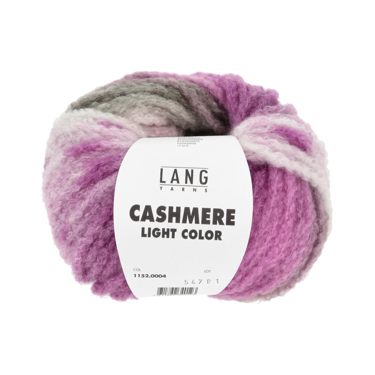 Cashmere Light Color 4 Pink/Grau/Schwarz