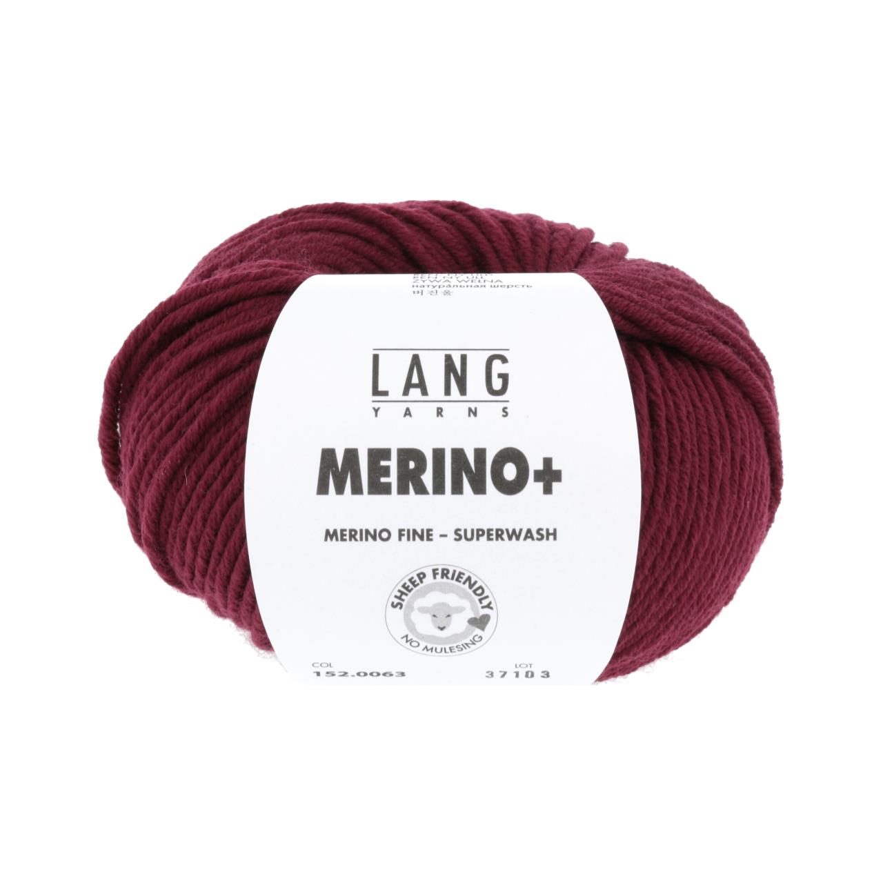 Merino+ 63 Dunkelrot