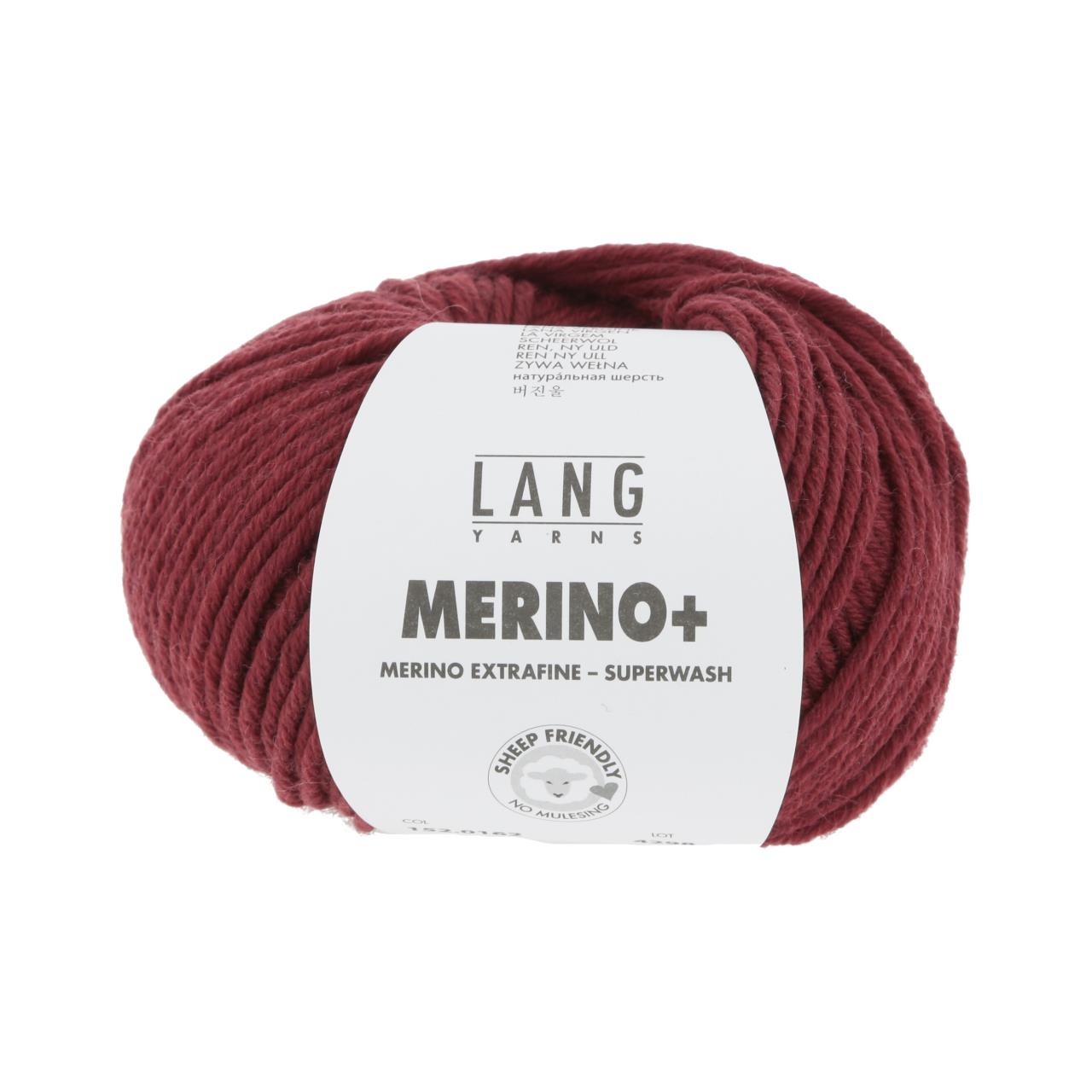 Merino+ 162 Dunkelrot Mélange
