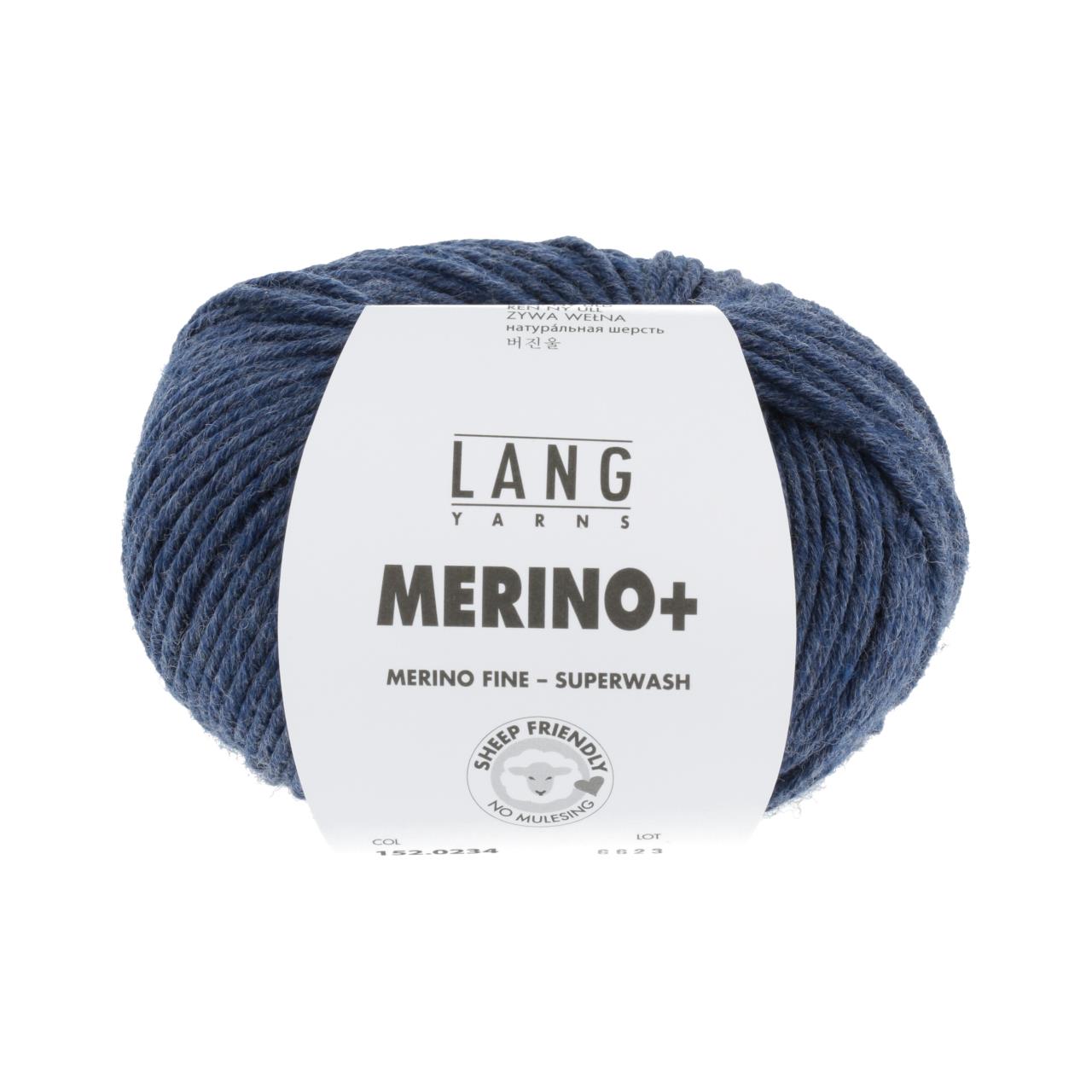 Merino+ 234 Jeans Dunkel Mélange