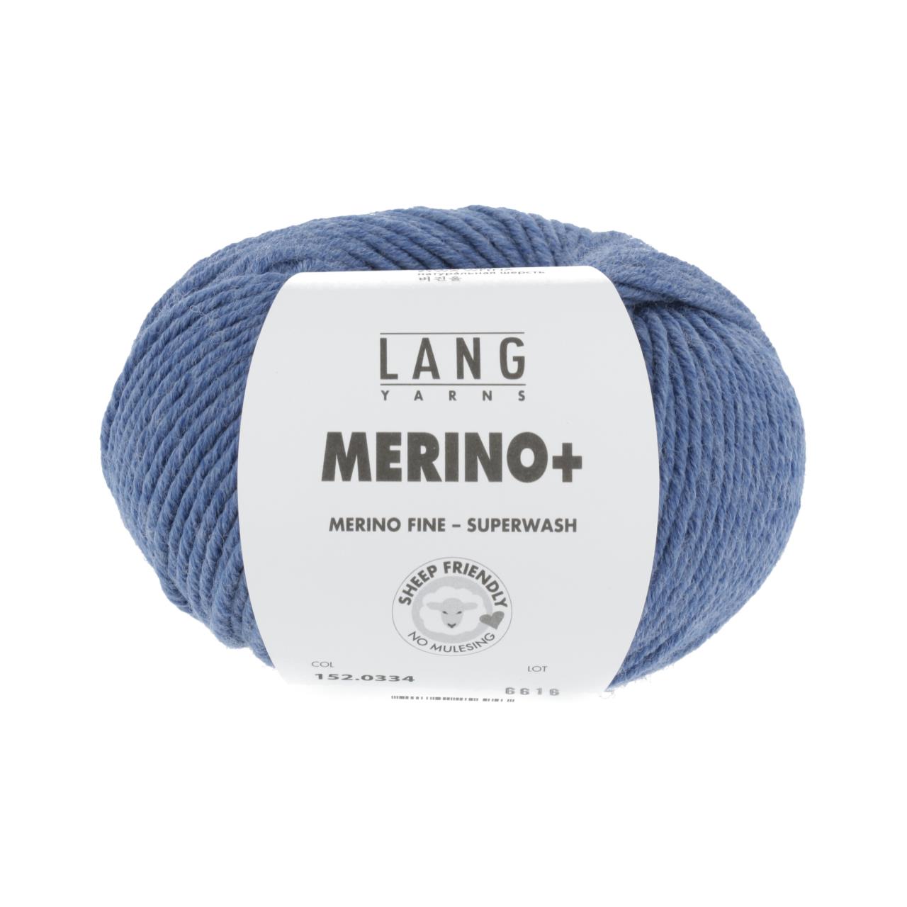 Merino+ 334 Jeans Mittel Mélange