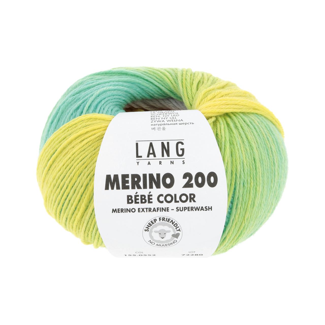 Merino 200 Bebe Color 552 Rost/Mint
