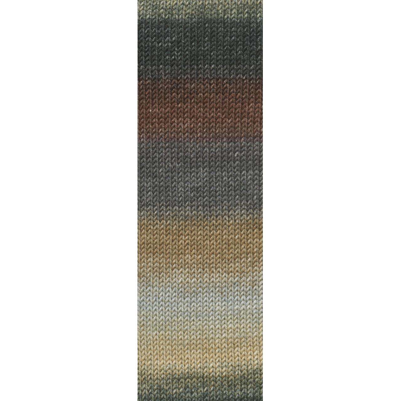 Merino 120 Dégradé 13 Beige/Petrol/Grau