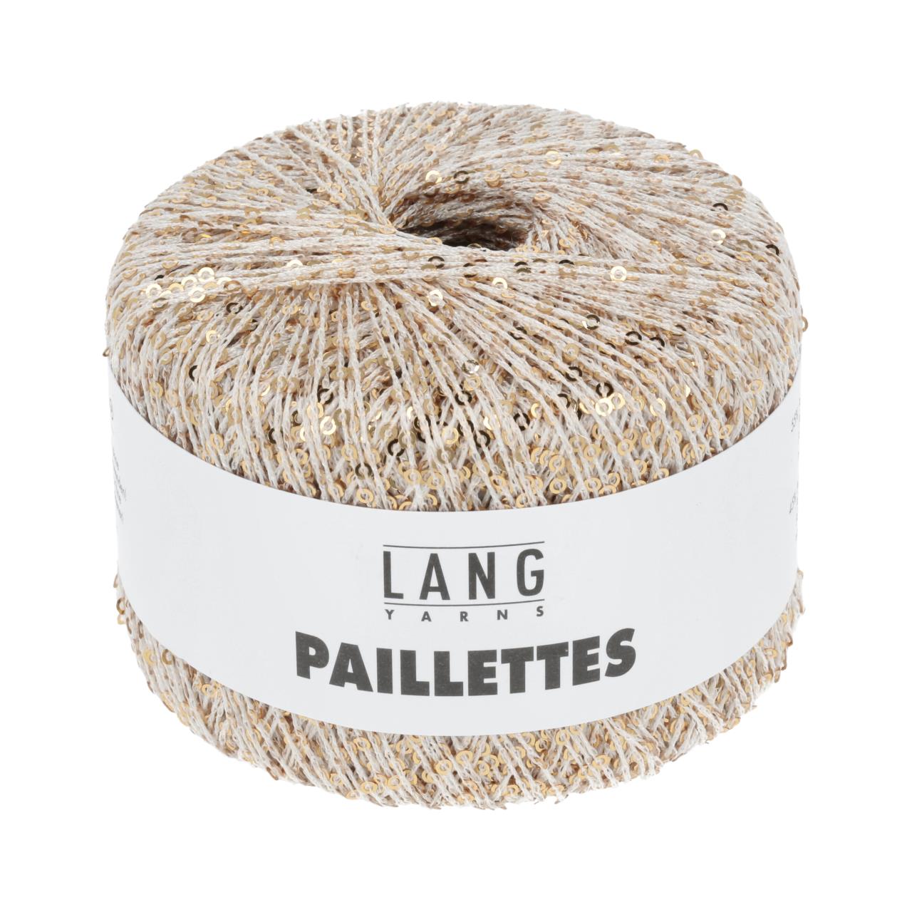 Paillettes 2 Weiss/Gold