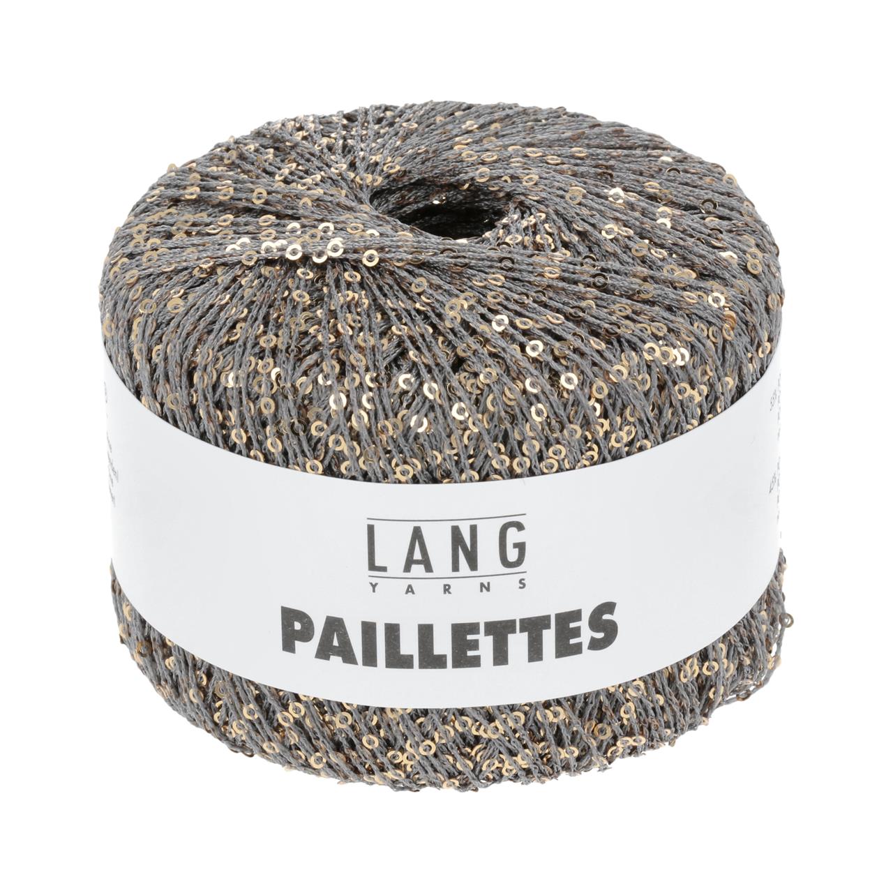 Paillettes 3 Grau/Gold
