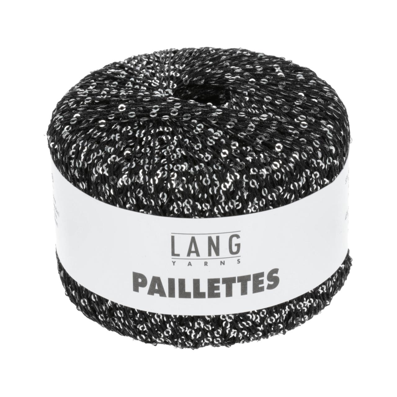 Paillettes 4 Schwarz/Silber