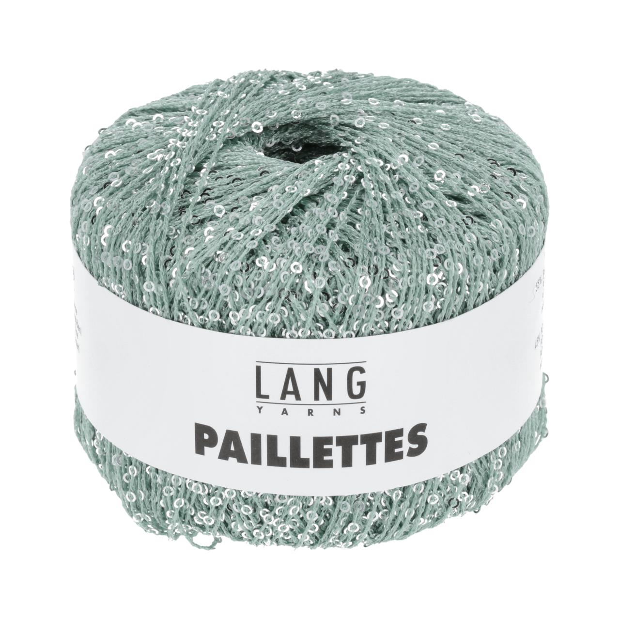 Paillettes 72 Aqua/Silber