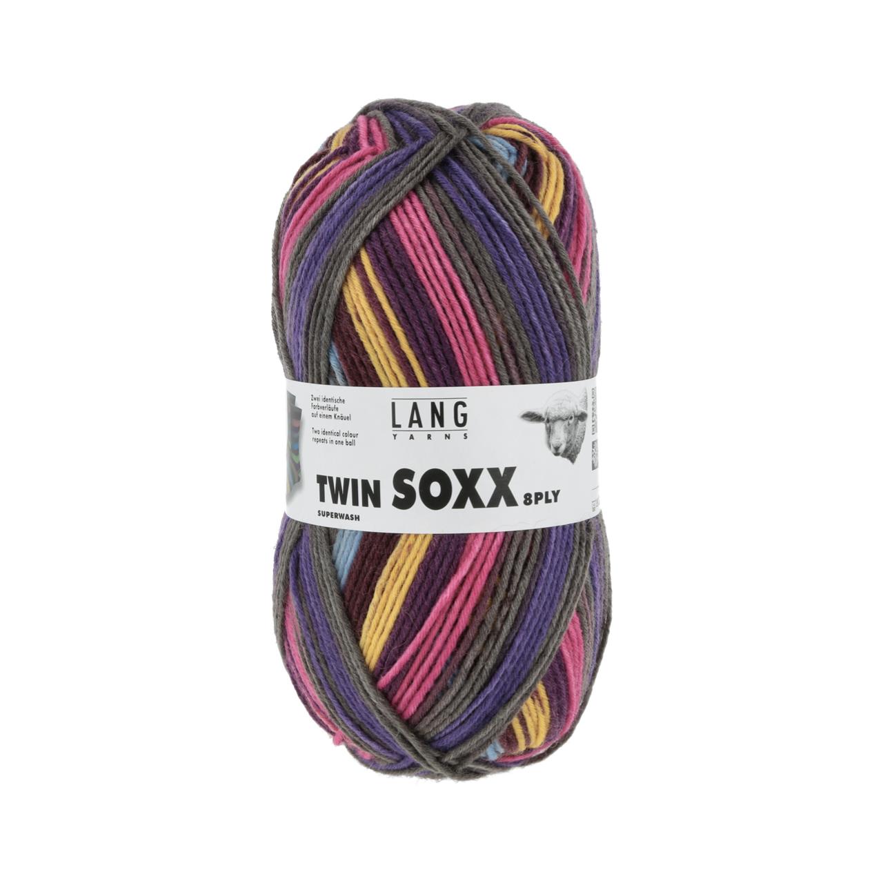 Twin Soxx 8-Fach 444 Braun/Lila 1133 Stavanger
