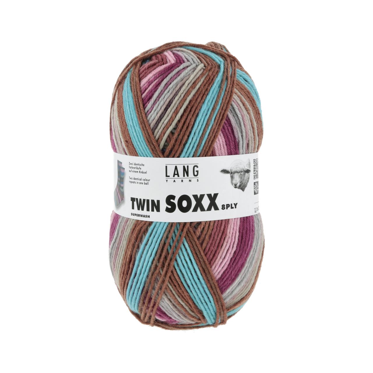 Twin Soxx 8-Fach 446 Braun/Rosa 1133 Drammen