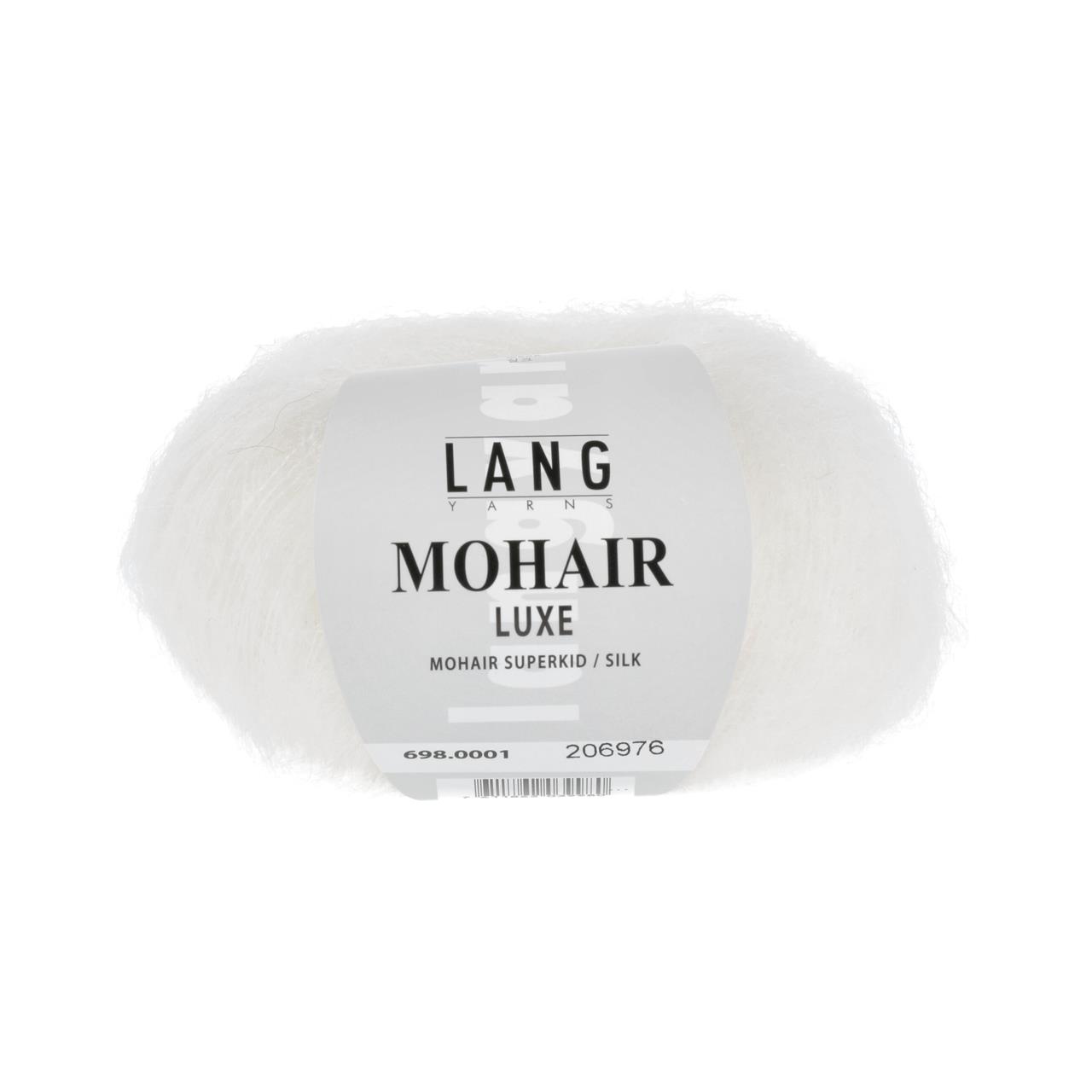 Mohair Luxe 1 Weiss