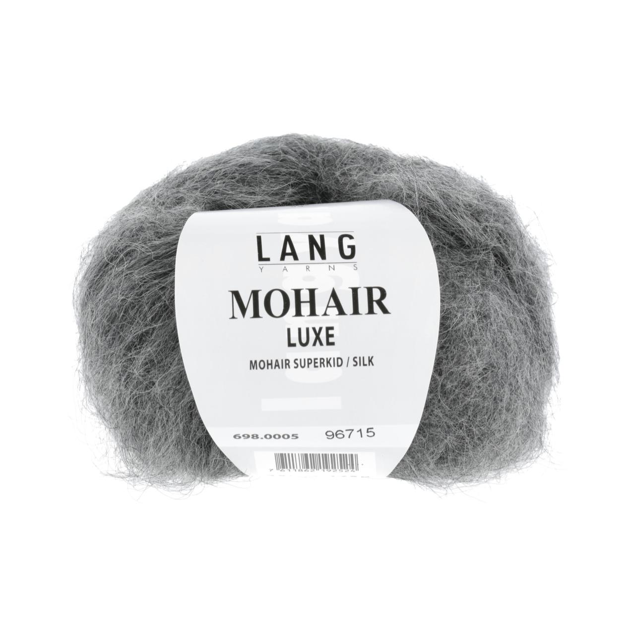 Mohair Luxe 5 Grau Mélange