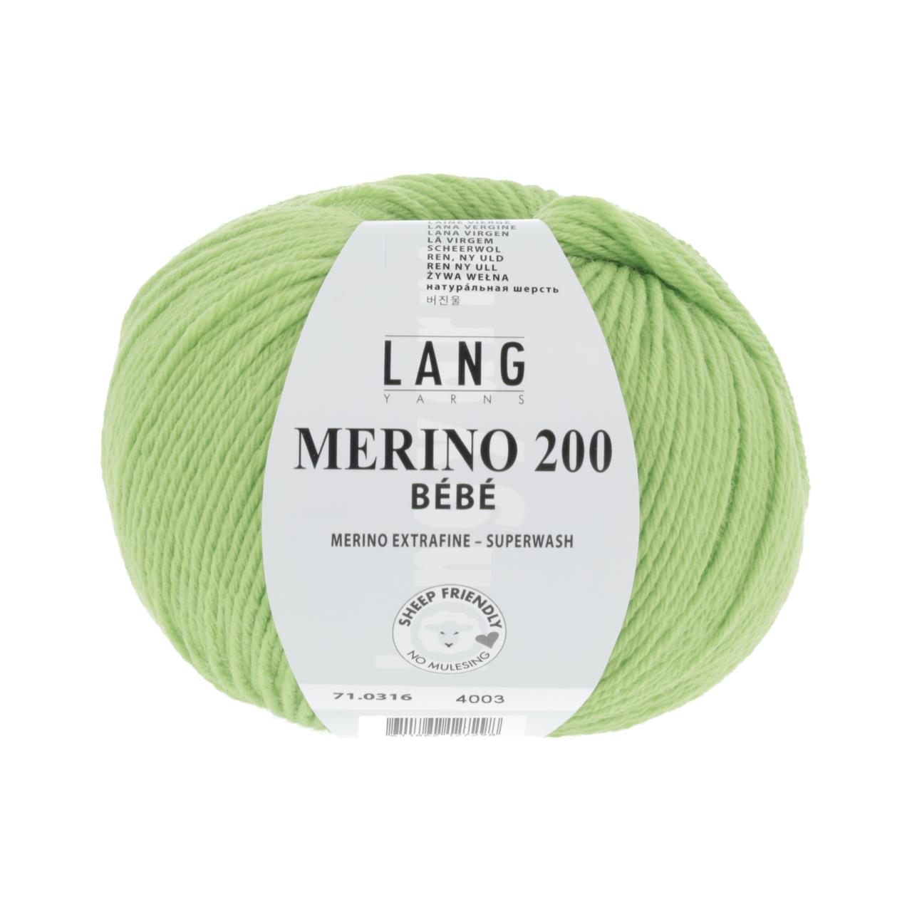 Merino 200 Bebe 316 Apfel