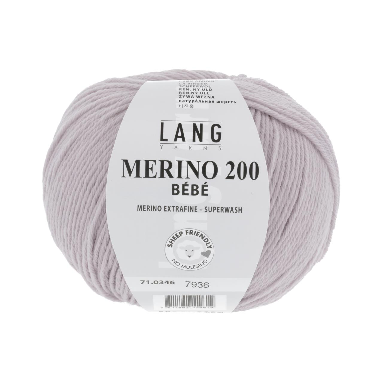 Merino 200 Bebe 346 Lila Hell