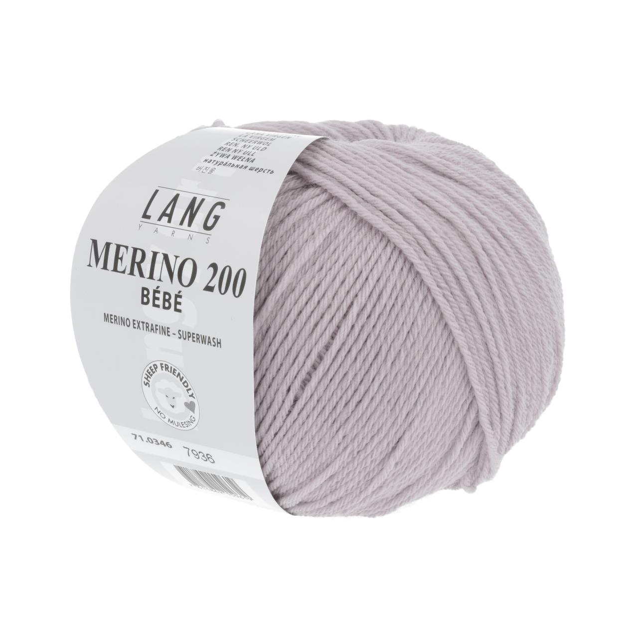 Merino 200 Bebe 346 Lila Hell