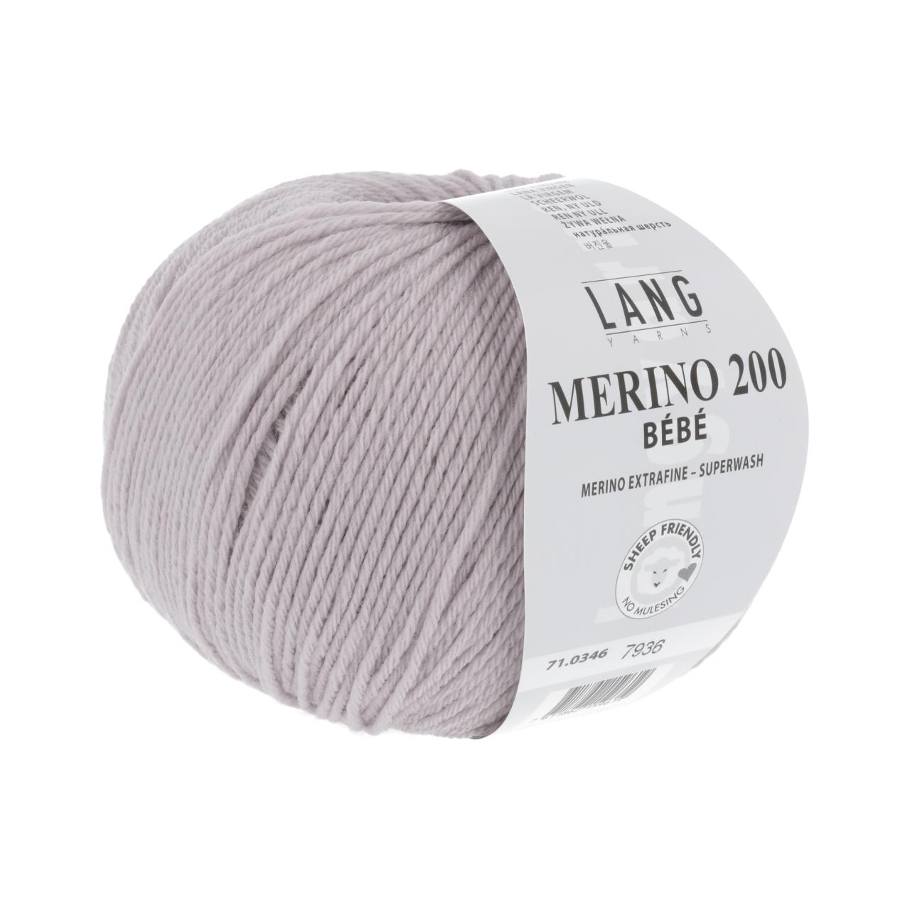 Merino 200 Bebe 346 Lila Hell