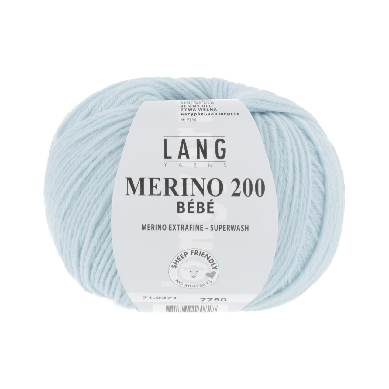 Merino 200 Bebe 371 Eisblau