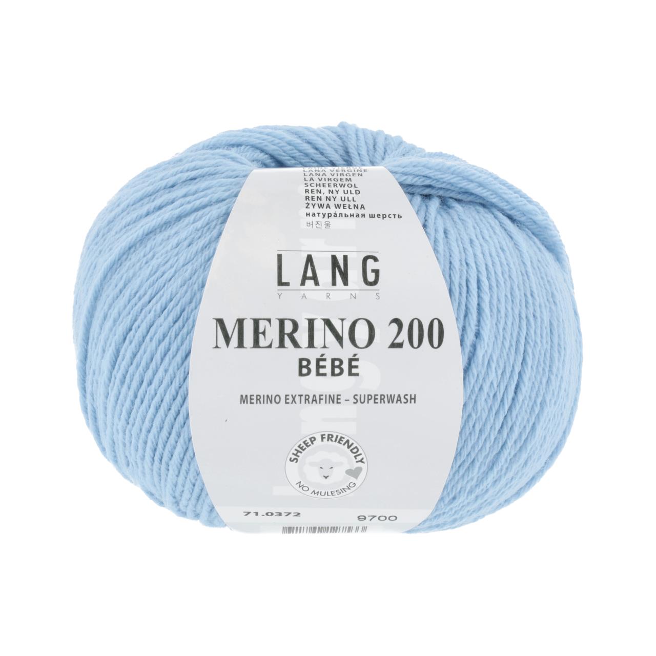 Merino 200 Bebe 372 Hellblau